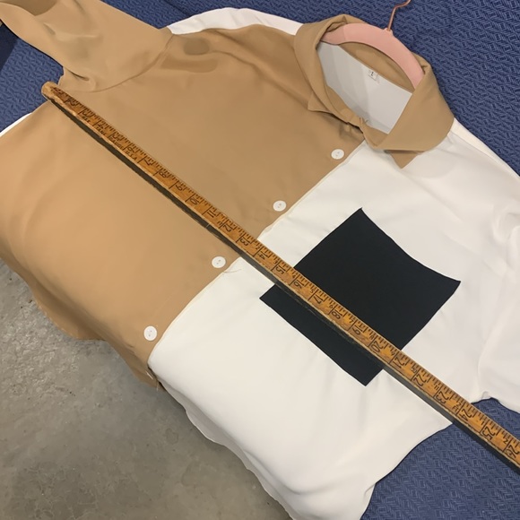 Color block boutique blouse - Picture 5 of 7